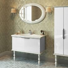 Мебель для ванной Edelform Decora 100 белый глянец