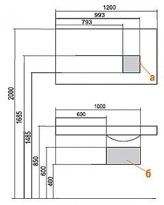 Зеркало Акватон Отель 120