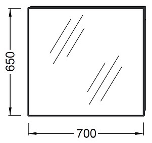 Зеркало Jacob Delafon EB1082-NF 70 см