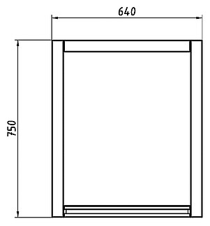 Зеркало ASB-Mebel Римини 60 бук тироль