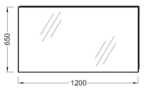 Зеркало Jacob Delafon EB1085-NF 120 см