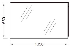 Зеркало Jacob Delafon EB1084-NF 105 см