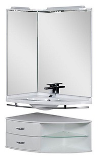 Зеркало Aquanet Корнер 80 L