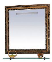 Зеркало Misty Fresko 90 черное краколет