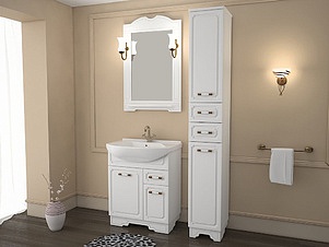 Мебель для ванной ASB-Mebel Астра нсв декор 65 белая