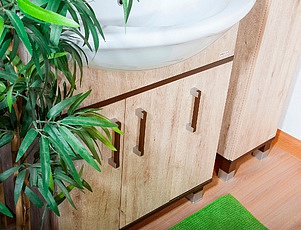 Мебель для ванной Бриклаер Карибы 100 дуб кантри, венге