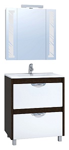 Мебель для ванной Vigo Kolombo 70 белая/венге