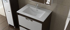 Мебель для ванной Vigo Kolombo 70 белая/венге