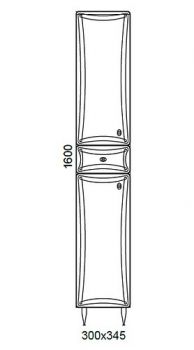 Шкаф-пенал Aqualife Design Котка L