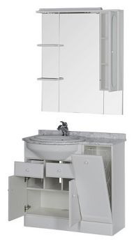 Мебель для ванной Aquanet Марсель 90 с бельевой корзиной L