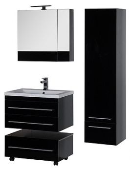 Мебель для ванной Aquanet Верона 75 подвесная черная