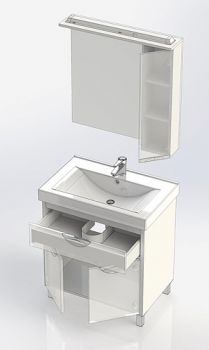 Мебель для ванной Aquanet Гретта 75 белая
