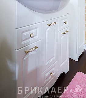 Мебель для ванной Бриклаер Анна 75 белая