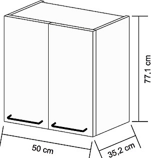 Шкаф Dreja Q max 50 орех