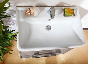 Мебель для ванной Бриклаер Чили 60 серая лиственница