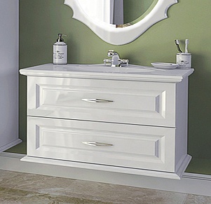 Мебель для ванной Edelform Mero 100 белый глянец