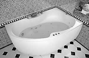 Акриловая ванна Aquanet Capri R 170 см