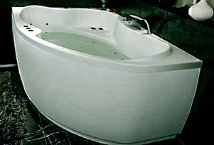 Акриловая ванна Aquanet Capri L 160 см