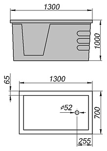 Акриловая ванна Bolu Personas BL-106 L