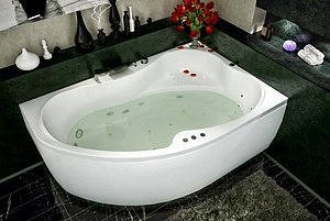 Акриловая ванна Aquanet Capri R 160 см