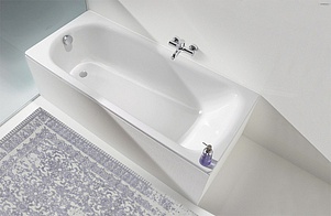 Стальная ванна Kaldewei Advantage Saniform Plus 363-1 с покрытием Anti-Slip и Easy-Clean