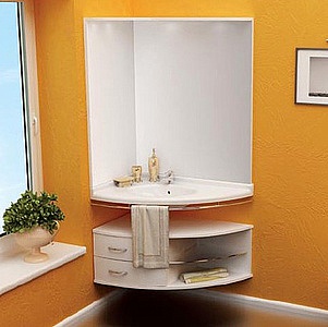 Мебель для ванной Aquanet Корнер Open L