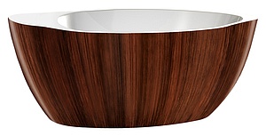 Акриловая ванна Lagard Versa Brown Wood