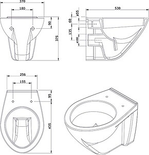 Комплект TECE K400005WC 5 в 1