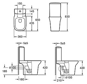 Унитаз-компакт Imex Grace CT10134