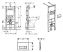 Комплект Унитаз подвесной IFO Sjoss Rimfree RP313200600 без внутреннего ободка + Инсталляция Geberit 458.125.2 + Шумоизоляция