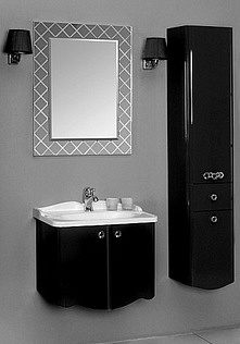 Мебель для ванной Акватон Венеция 65 черная