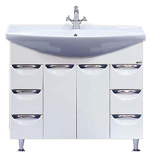 Мебель для ванной Misty Орхидея 105 белая эмаль