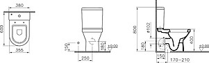 Унитаз-компакт VitrA S50 9798B003-0227