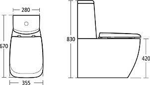 Унитаз-компакт Ideal Standard Ventuno T321501