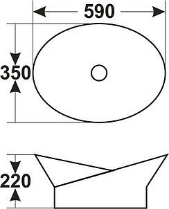 Раковина Melana MLN-7203