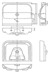 Раковина IFO Grandy RP210700100