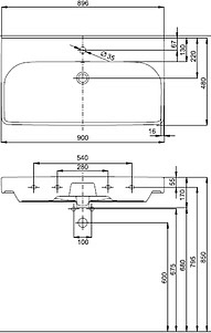 Раковина IFO Grandy RP211900100