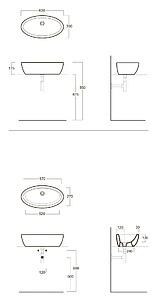 Раковина Simas LFTSpazio LFT64 63 см