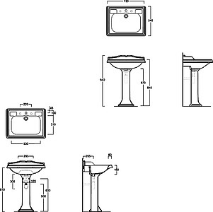 Раковина Simas Arcade AR834