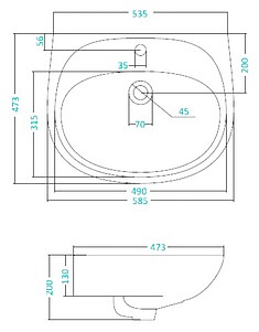 Раковина Santek Анимо 60