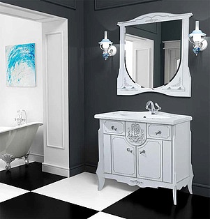 Мебель для ванной Edelform Luise белая