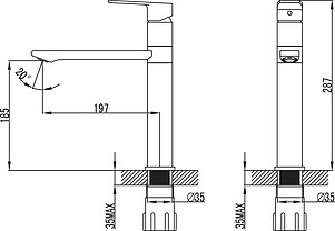 Смеситель Iddis Edifice ED1BBSG05 для кухонной мойки