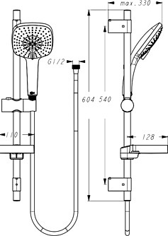 Комплект для ванной Ideal Standard Ceraplan III B1118AA