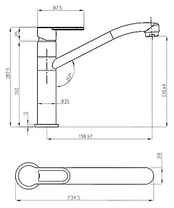 Смеситель Elghansa Ecoflow Alpha 5650207