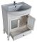 Мебель для ванной ASB-Mebel Флоренция 65 белая патина серебро витраж, массив ясеня