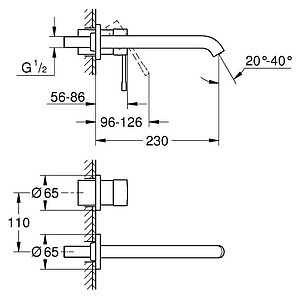 Смеситель Grohe Essence New 19967001 для раковины