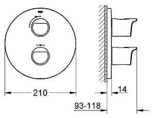 Термостат Grohe Grohtherm 2000 New 19354001 для душа