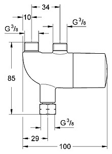 Термостат Grohe Grohtherm Micro 34487000 для раковины