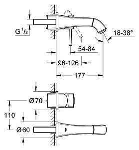 Смеситель Grohe Grandera 19929000 для раковины