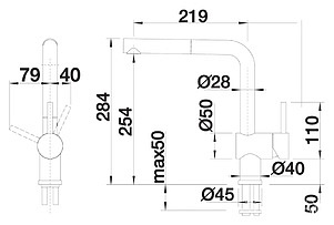 Смеситель Blanco Linus-S 512402 для кухонной мойки